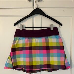 Plaid Lululemon Tennis Skirt